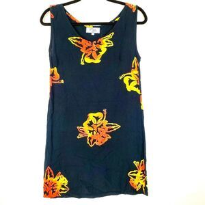 Vintage Tropical Styles Womens Floral‎ Sleeveless Hawaiian Sundress Hibiscus S